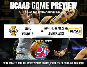 Idaho Vandals vs Northern Arizona Lumberjacks betting preview with odds, predictions, and best bets.