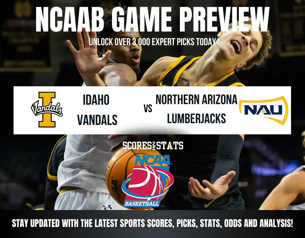 Idaho Vandals vs Northern Arizona Lumberjacks betting preview with odds, predictions, and best bets.
