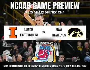 Illinois Fighting Illini vs Iowa Hawkeyes betting preview with odds, predictions, and best bets.