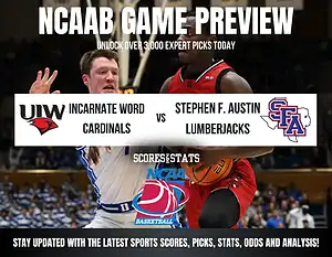 Incarnate Word Cardinals vs Stephen F. Austin Lumberjacks betting preview with odds, predictions, and best bets.