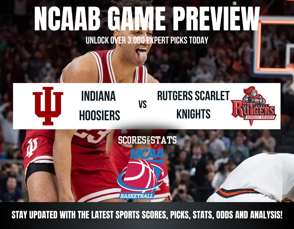 Indiana Hoosiers vs Rutgers Scarlet Knights betting preview with odds, predictions, and best bets.