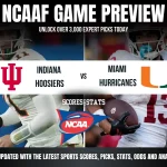 CFP National Championship betting preview featuring Indiana Hoosiers vs Miami Hurricanes with odds and predictions.
