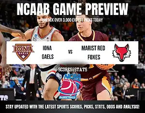 Iona Gaels vs Marist Red Foxes betting preview with odds, predictions, and best bets.