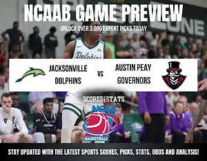 Jacksonville Dolphins vs Austin Peay Governors betting preview with odds, predictions, and best bets.