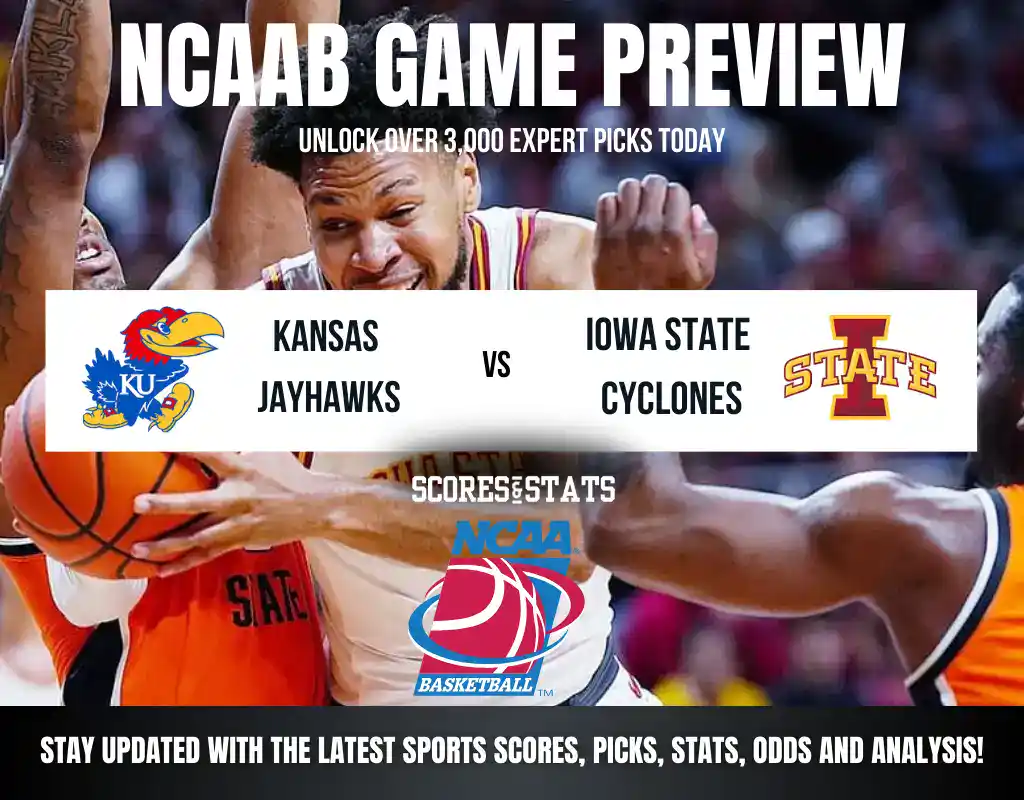 Kansas Jayhawks vs Iowa State Cyclones betting preview with odds, predictions, and best bets.