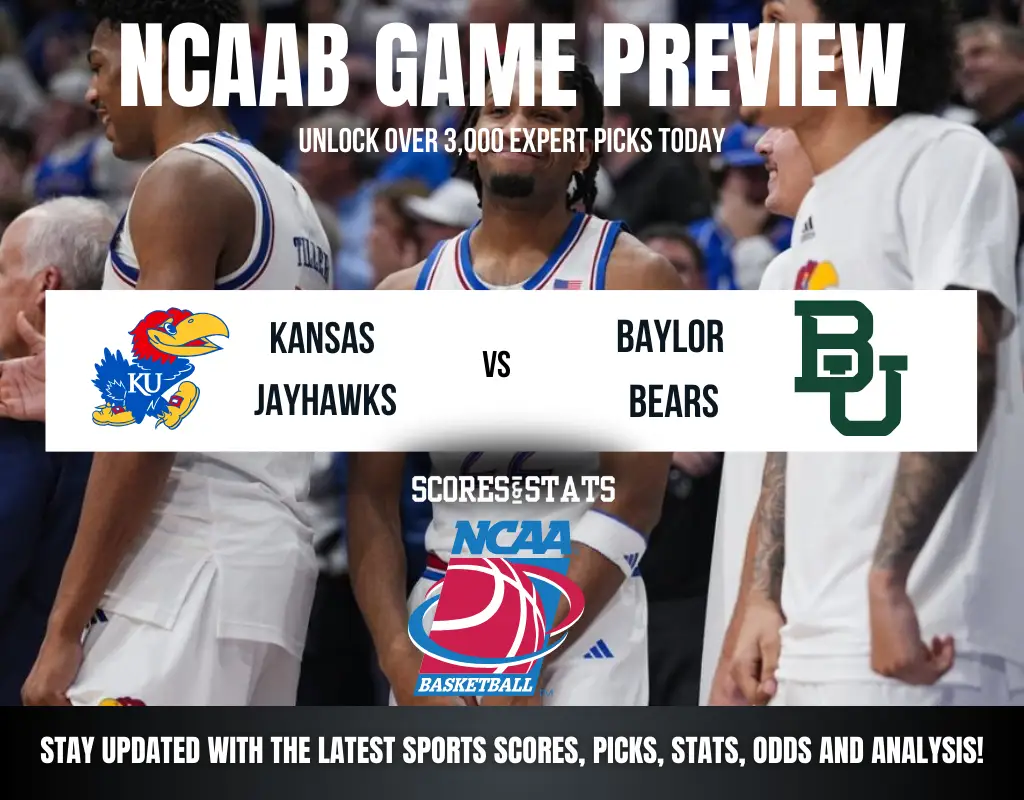 Baylor Bears vs Kansas Jayhawks betting preview with odds, predictions, and best bets.
