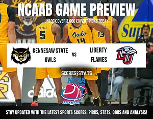 Kennesaw State Owls vs Liberty Flames betting preview with odds, predictions, and best bets.
