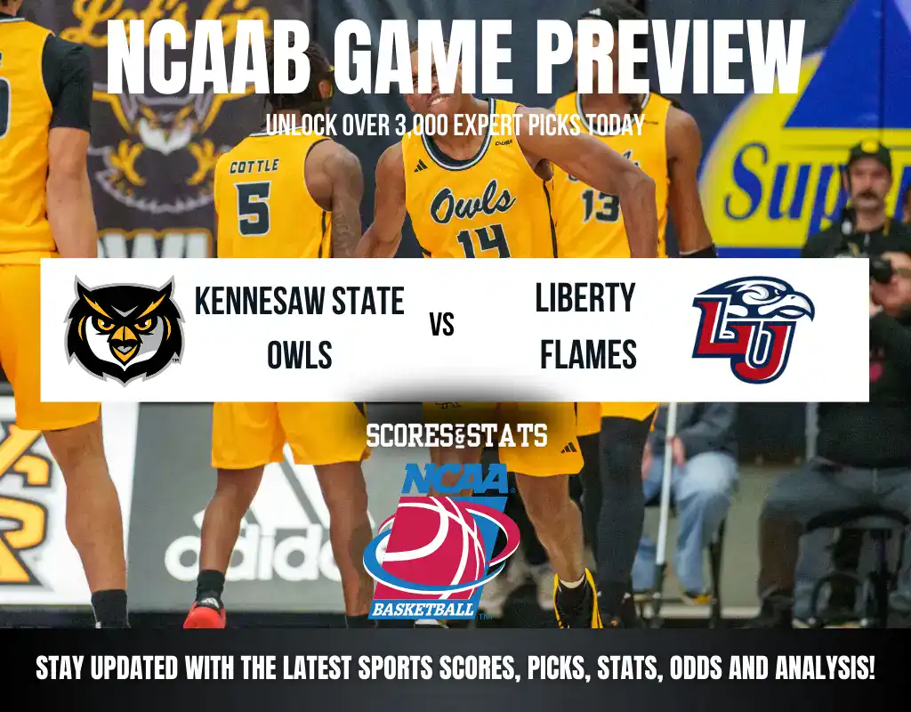 Kennesaw State Owls vs Liberty Flames betting preview with odds, predictions, and best bets.