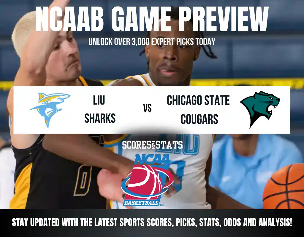 LIU Sharks vs Chicago State Cougars betting preview with odds, predictions, and best bets.