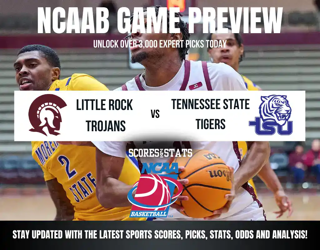 Little Rock Trojans vs Tennessee State Tigers betting preview with odds, predictions, and best bets.