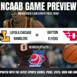 Loyola Chicago Ramblers vs Dayton Flyers betting preview with odds, predictions, and best bets.