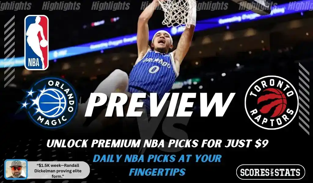 NBA preview graphic for Orlando Magic vs Toronto Raptors on January 30 2026