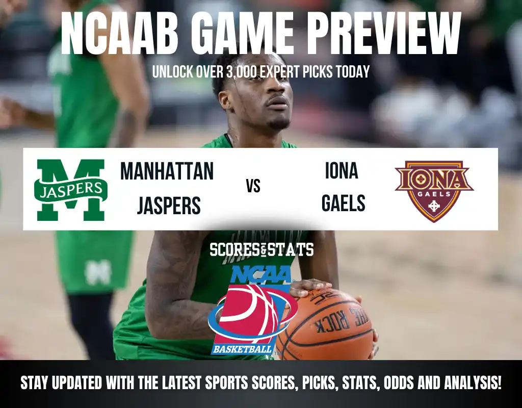 Manhattan Jaspers vs Iona Gaels betting preview with odds, predictions, and best bets.