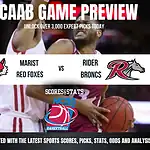Marist Red Foxes vs Rider Broncs betting preview with odds, predictions, and best bets.