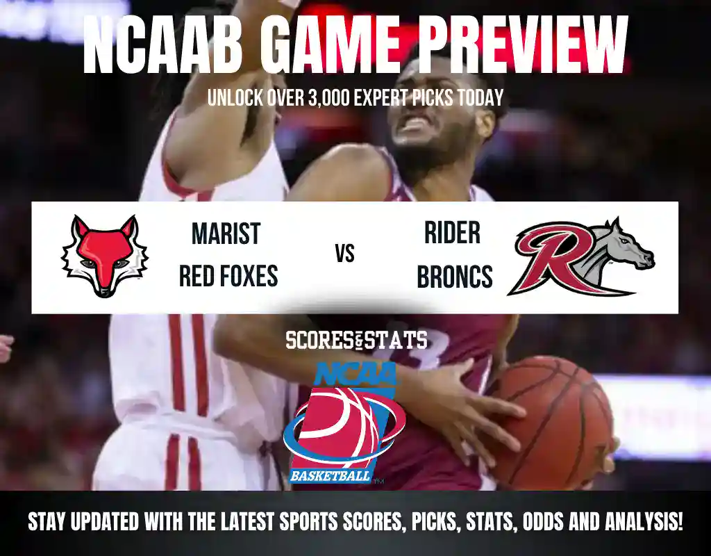 Marist Red Foxes vs Rider Broncs betting preview with odds, predictions, and best bets.