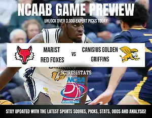 Marist Red Foxes vs Canisius Golden Griffins betting preview with odds, predictions, and best bets.