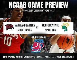 Maryland Eastern Shore Hawks vs Norfolk State Spartans betting preview with odds, predictions, and best bets.
