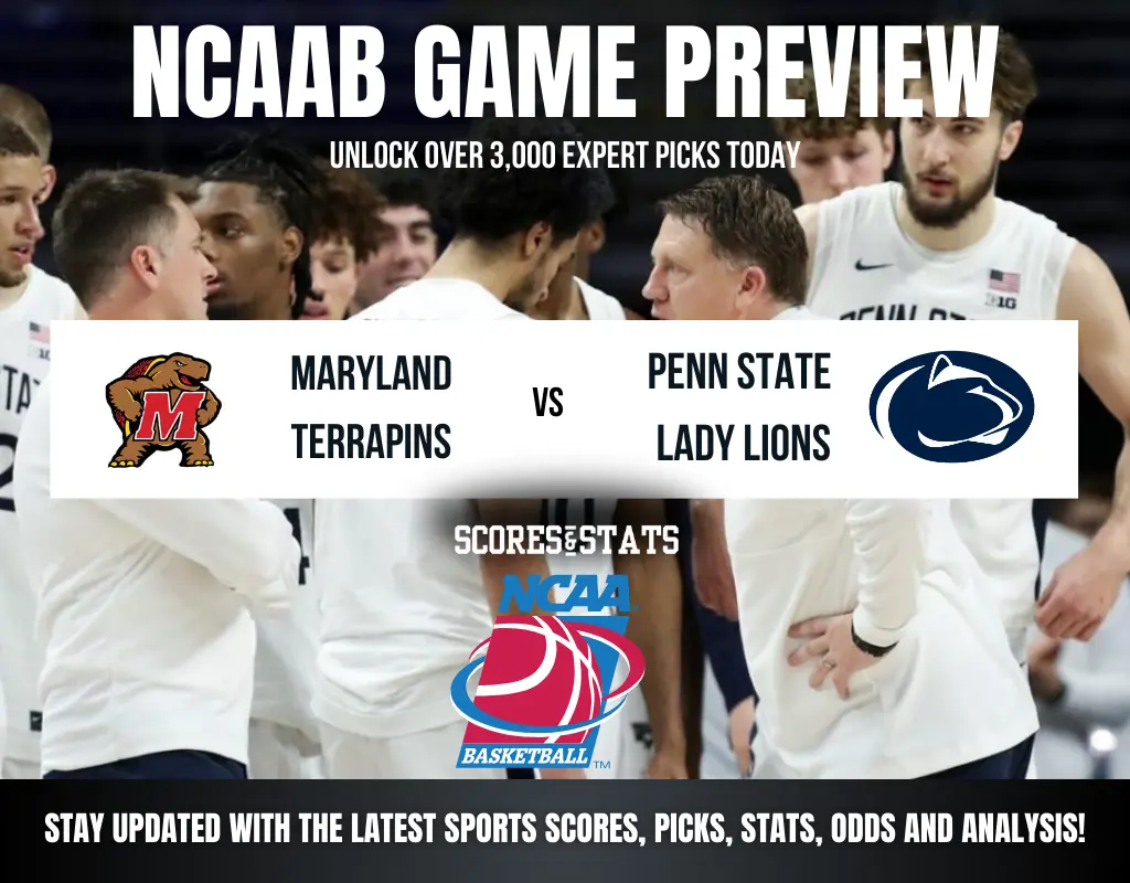 Penn State Nittany Lions vs Maryland Terrapins betting preview with odds, predictions, and best bets.