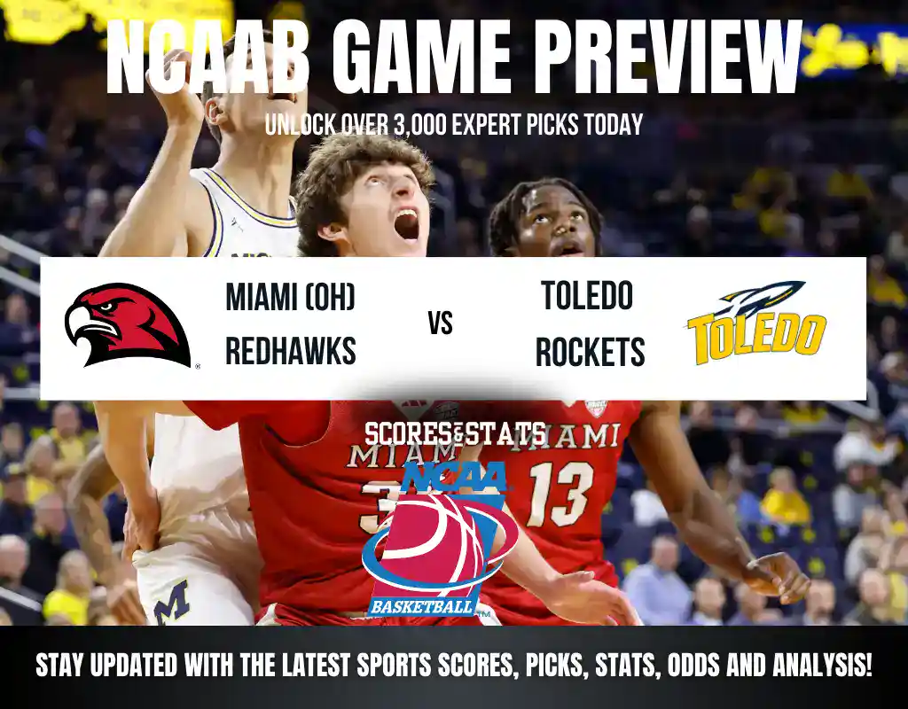 Miami (OH) RedHawks vs Toledo Rockets betting preview with odds, predictions, and best bets.