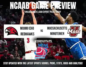 Miami (Ohio) RedHawks vs Massachusetts Minutemen betting preview with odds, predictions, and best bets.