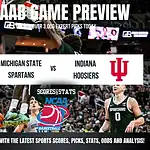 Michigan State Spartans vs Indiana Hoosiers betting preview with odds, predictions, and best bets.