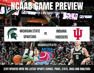 Michigan State Spartans vs Indiana Hoosiers betting preview with odds, predictions, and best bets.