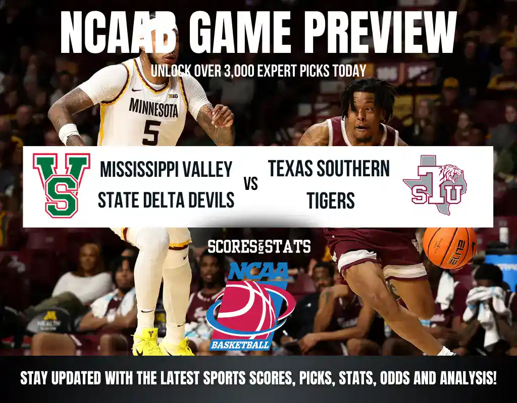 Mississippi Valley State Delta Devils vs Texas Southern Tigers betting preview with odds, predictions, and best bets.