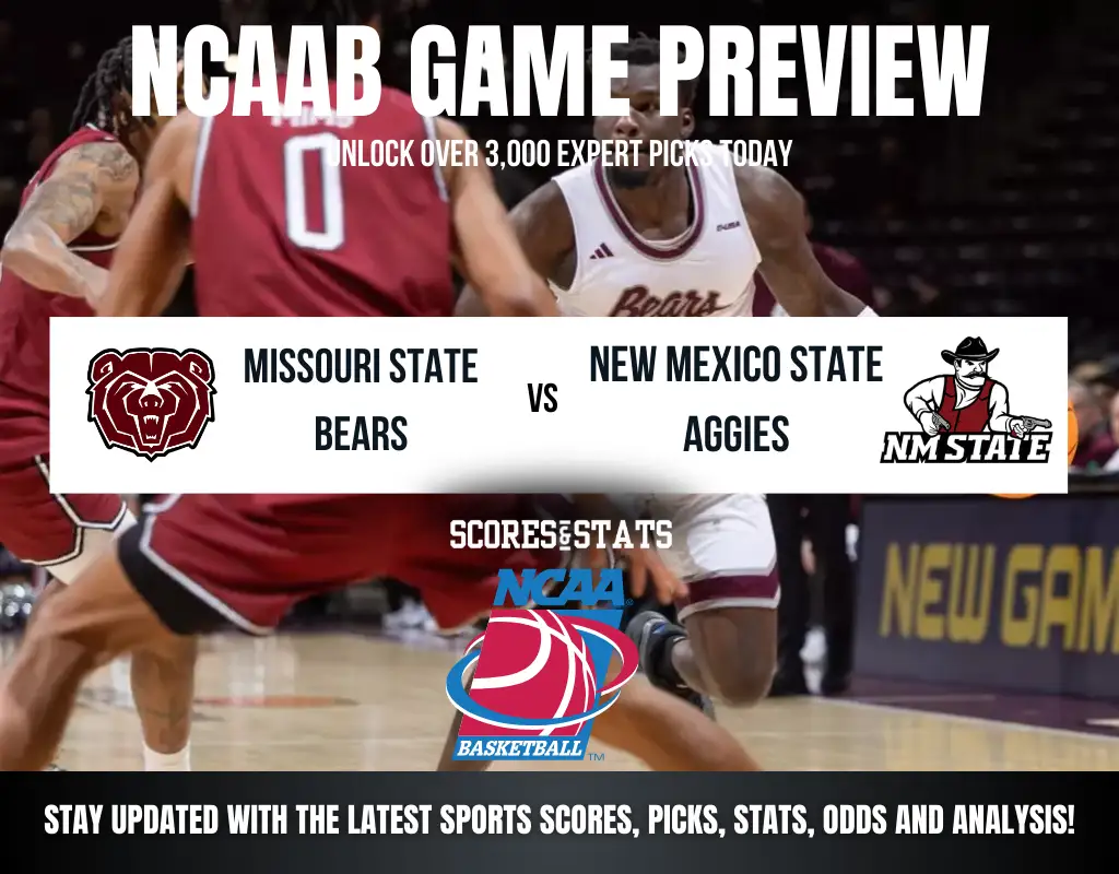 Missouri State Bears vs New Mexico State Aggies betting preview with odds, predictions, and best bets.