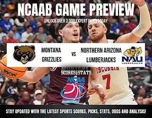 Montana Grizzlies vs Northern Arizona Lumberjacks betting preview with odds, predictions, and best bets.