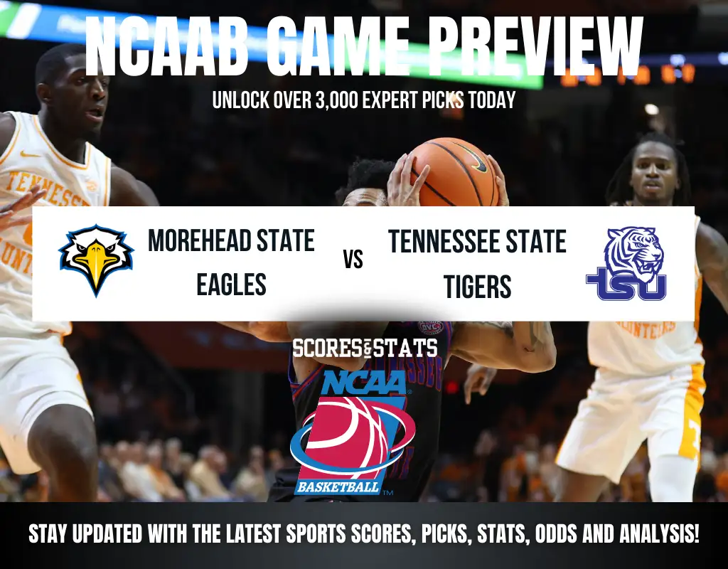 Morehead State Eagles vs Tennessee State Tigers betting preview with odds, predictions, and best bets.