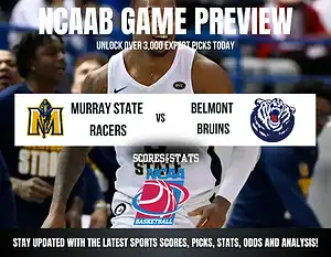 Murray State Racers vs Belmont Bruins betting preview with odds, predictions, and best bets.