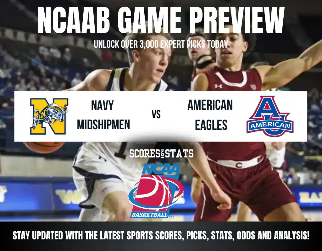 Navy Midshipmen vs American Eagles betting preview with odds, predictions, and best bets.