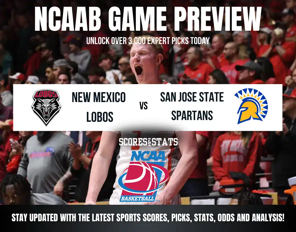 New Mexico Lobos vs San Jose State Spartans betting preview with odds, predictions, and best bets.