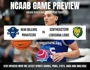 New Orleans Privateers vs Southeastern Louisiana Lions betting preview with odds, predictions, and best bets.