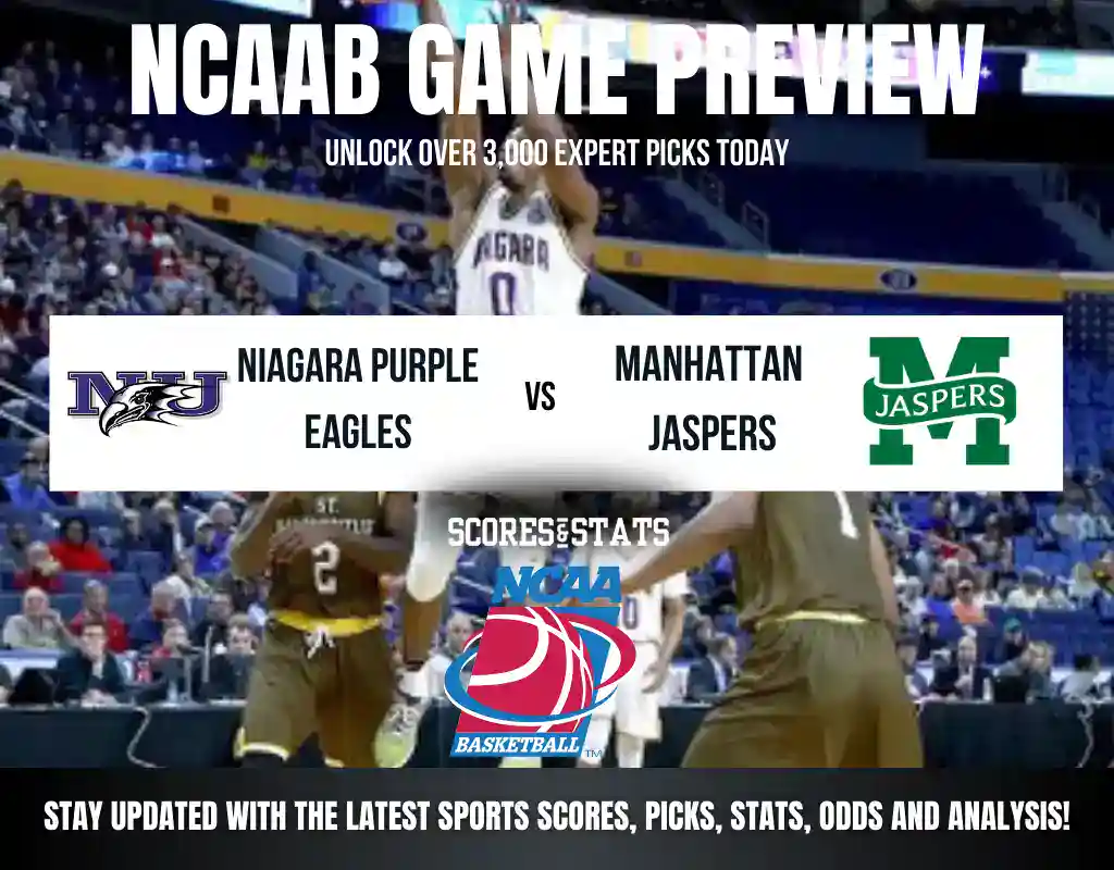 Niagara Purple Eagles vs Manhattan Jaspers betting preview with odds, predictions, and best bets.