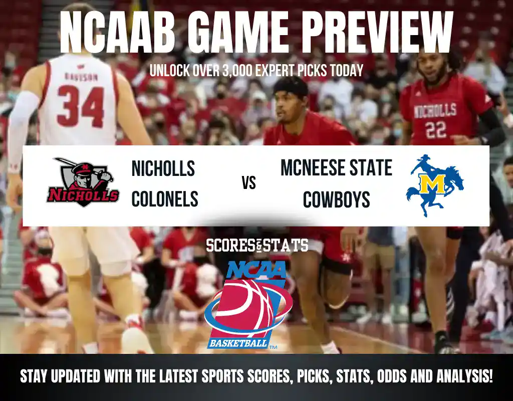 Nicholls Colonels vs McNeese State Cowboys betting preview with odds, predictions, and best bets.