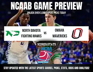 North Dakota Fighting Hawks vs Omaha Mavericks betting preview with odds, predictions, and best bets.