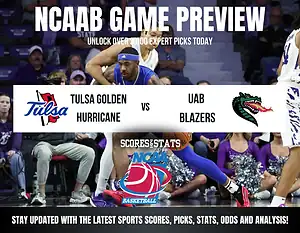 Tulsa Golden Hurricane vs UAB Blazers betting preview with odds, predictions, and best bets.