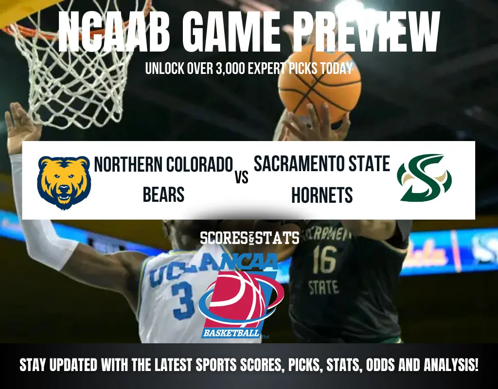 Northern Colorado Bears vs Sacramento State Hornets betting preview with odds, predictions, and best bets.
