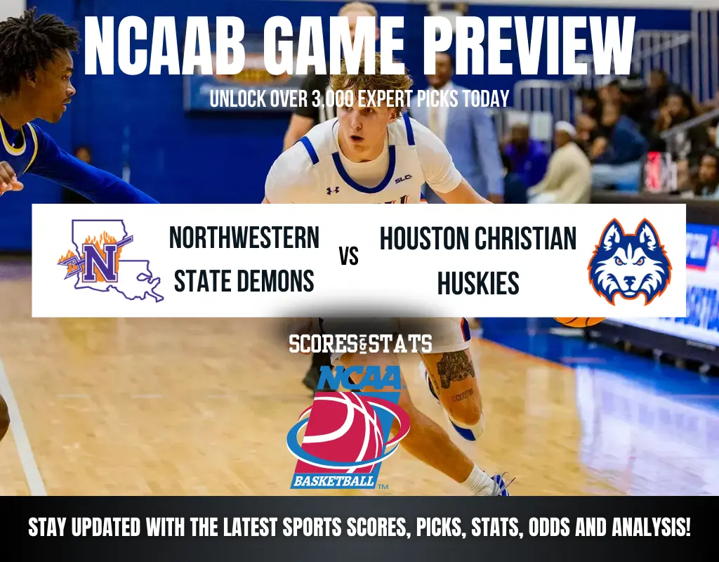 Northwestern State Demons vs Houston Christian Huskies betting preview with odds, predictions, and best bets.