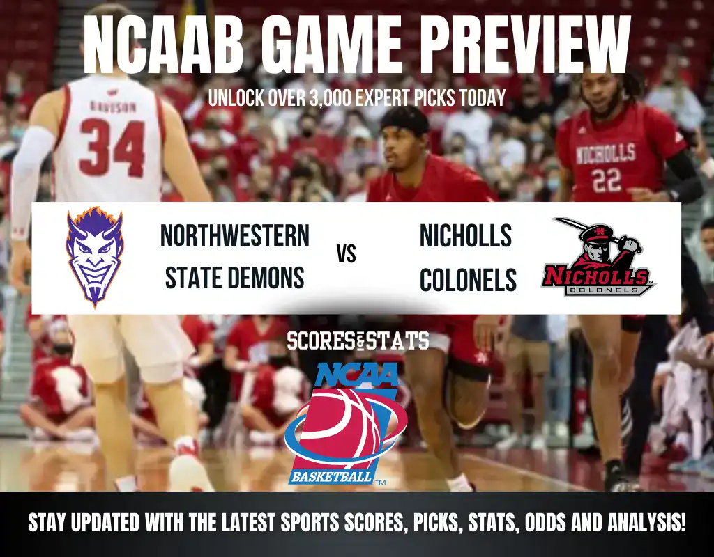 Northwestern State Demons vs Nicholls Colonels betting preview with odds, predictions, and best bets.