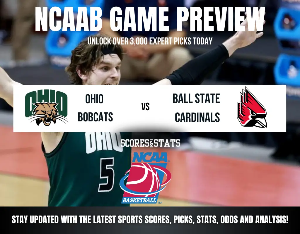 Ohio Bobcats vs Ball State Cardinals betting preview with odds, predictions, and best bets.