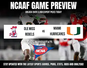Fiesta Bowl CFP betting preview featuring Ole Miss Rebels vs Miami Hurricanes with odds and predictions.