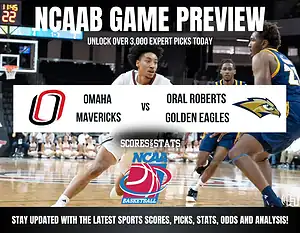 Omaha Mavericks vs Oral Roberts Golden Eagles betting preview with odds, predictions, and best bets.
