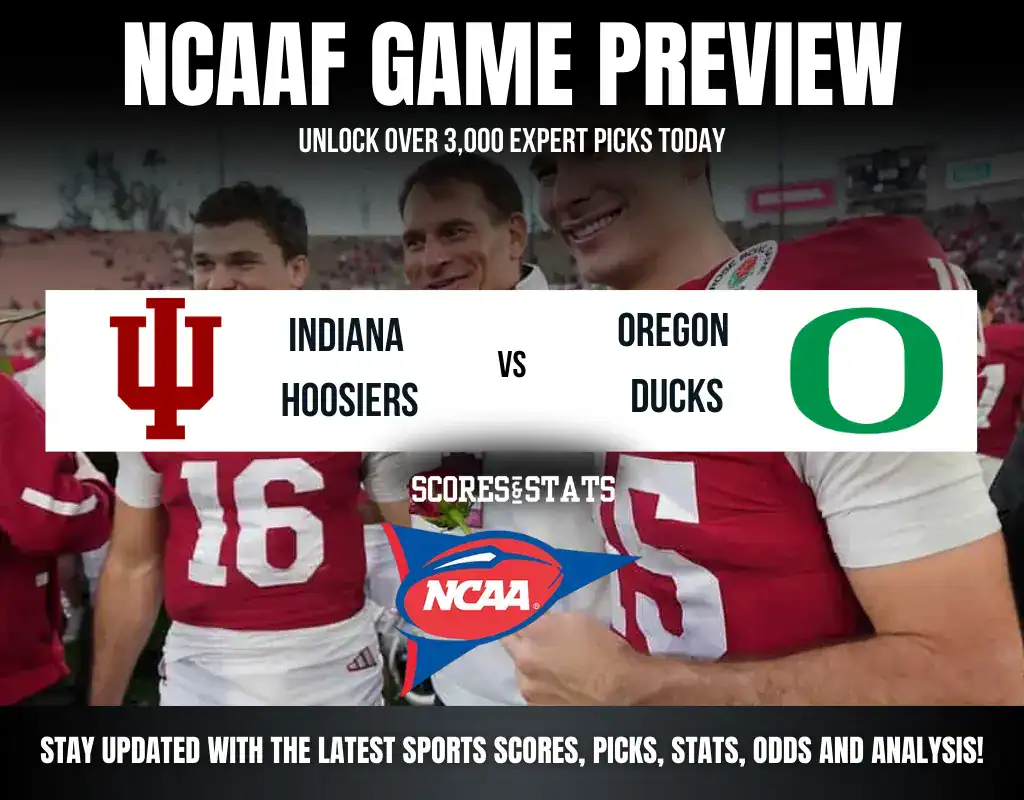 Peach Bowl CFP betting preview featuring Indiana Hoosiers vs Oregon Ducks with odds and predictions.