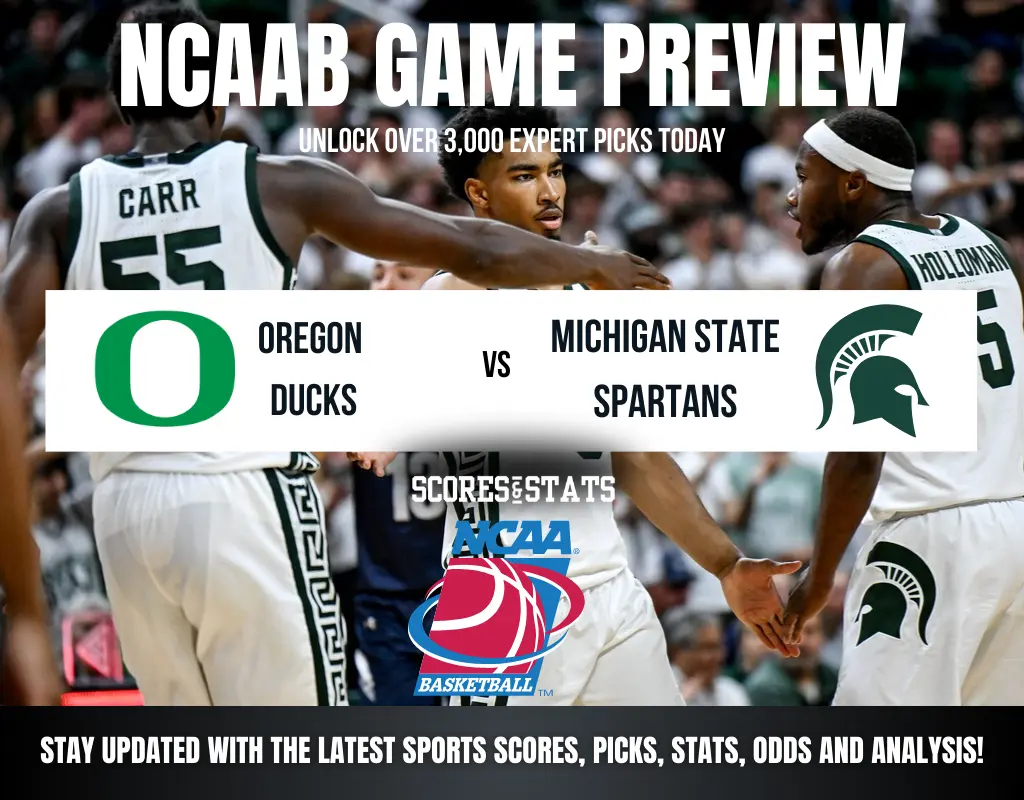 Michigan State Spartans vs Oregon Ducks betting preview with odds, predictions, and best bets.