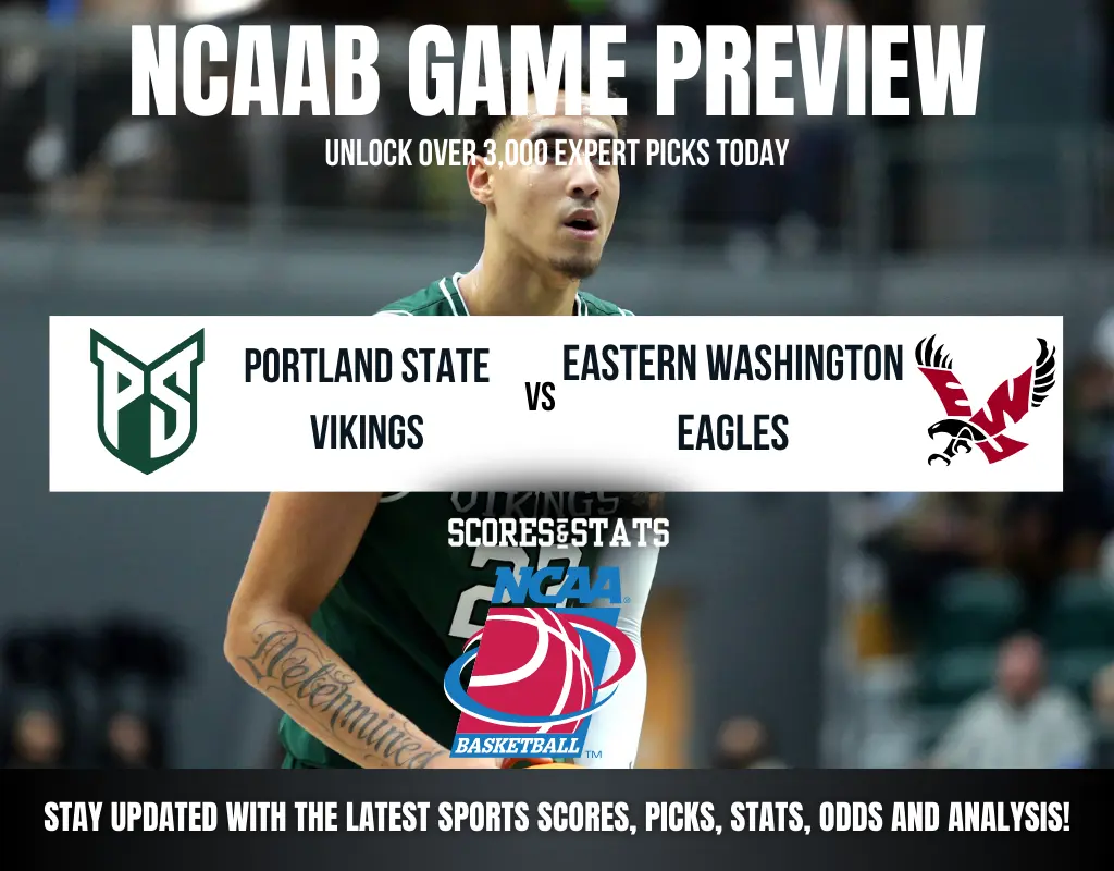Portland State Vikings vs Eastern Washington Eagles betting preview with odds, predictions, and best bets.