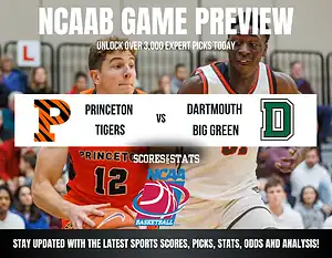 Princeton Tigers vs Dartmouth Big Green betting preview with odds, predictions, and best bets.