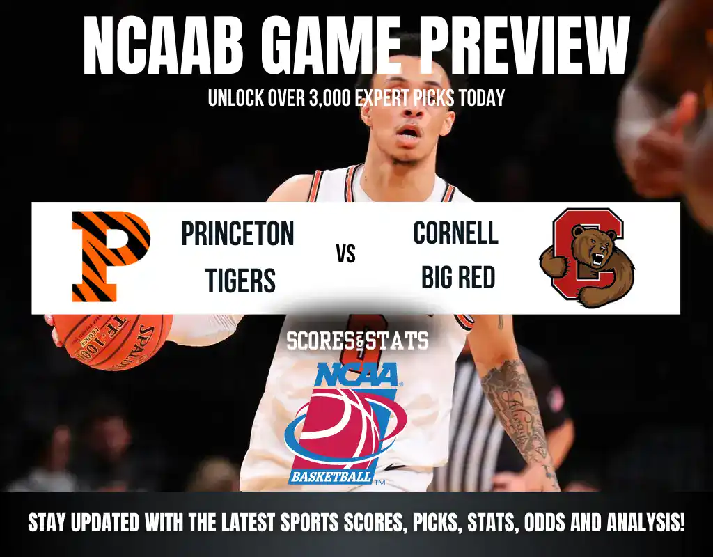 Princeton Tigers vs Cornell Big Red betting preview with odds, predictions, and best bets.