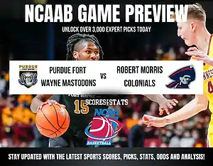 Purdue Fort Wayne Mastodons vs Robert Morris Colonials betting preview with odds, predictions, and best bets.